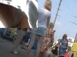 Upskirt View Of A Slim Hotty