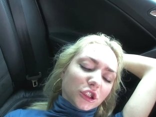 Hot Blonde Wench Owned By Driver For A Free Ride