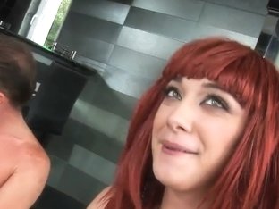 Whorish Redhead Mai Bailey Enjoys In Threesome Sex