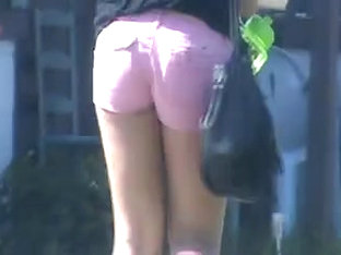 Juicy Ass In Little Pink Shorts