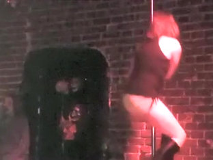 Drunken Dancer In Boots Works The Stripper Pole