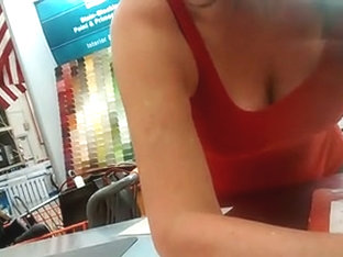 Candid MILF Down Blouse.