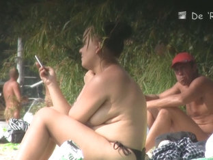 Hidden Camera Films Beach Nudist Women Tanning Their Bodies And Big Tits