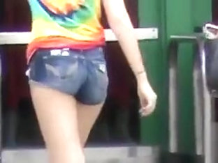 Skimpy Shorts On Sexy Ass Girls In Public