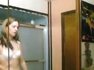 Attractive Lady Takes Off Her Clothes In The Changing Room On Cam