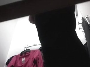 Caught On Hidden Web Camera Movie In The Changing Room Wearing Panties