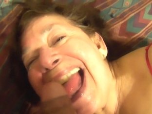 Mexican Granny Loves To Suck Dick And Plays With Her Dildo