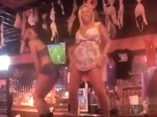 Sex In A Noisy Bar With A Flirty Blonde