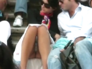 European Upskirt Footage With Perfect Panty Shot