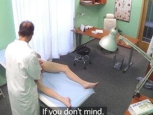 Petite Patient Pussynailed By Doctor