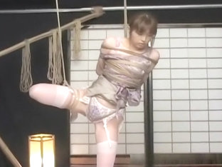 Sexy Japanese Babe Bounded Like Mad Here