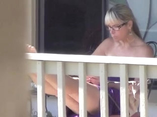 New Neighbor Lady Flashes Her Panties And Pussy
