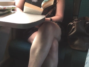 Sexy Legs In Train