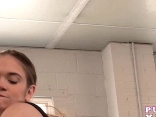 Tiny Australian Bangs Her Gym Instructor