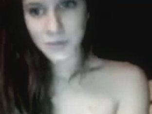 Brunette Shows Tits On Cam