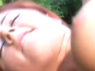 Public Fucking With A Redhead Ends With A Great Squirt