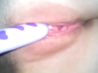 Using Her Much Loved Sextoy. My Wife's Bawdy Cleft Acquires So Juicy. Leave Us Comments.