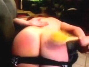 Priceless Juicy White Wazoo Getting Spanking On Web Camera In Solo