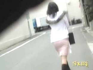 Street Sharking With Japanese Princess Having Her Skirt Taken Masterly