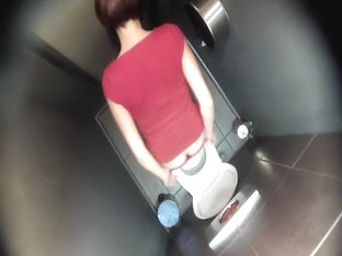 Filming Her From A Toilet Ceiling