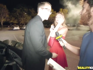 Ana Rose - Prom Date Gets Nasty In And On A Car