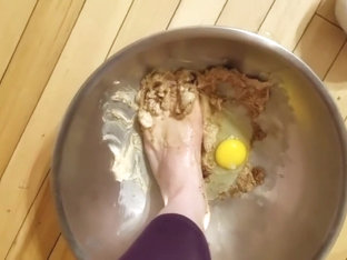 Bizarre Foot Fetish Request, Making Cookies With My Feet!