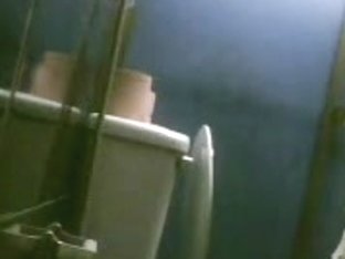 Home Hidden Bathroom Cam Video Of A Hot Girl Pissing