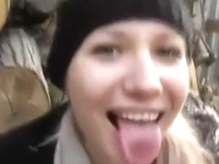 German Girlfriend Fellatio And Jism In Her Face Hole