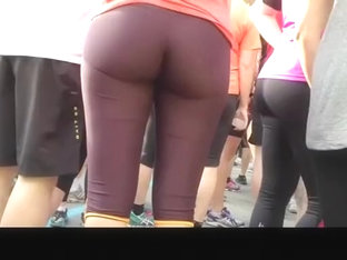 Women In Tight Sport Shorts With Great Asses