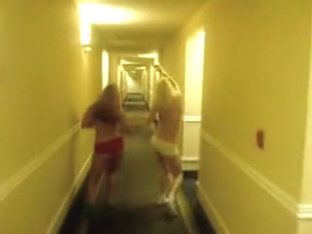 Naughty Teen Girls Running With Nude Tits In The Hotel