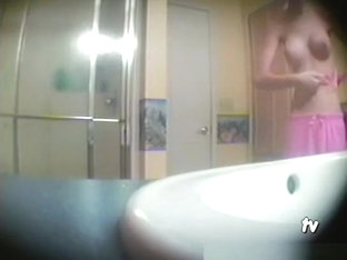 Hot Tight Body Teen In Shower