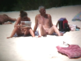 Sexy Babes At The Beach Are Playing On Camera