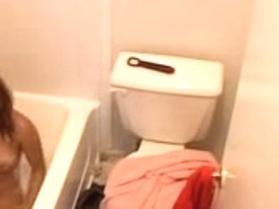 Girl Renting Flat Was Caught Masturbating In Bath By Hidden Cam Placed By Flat Owner