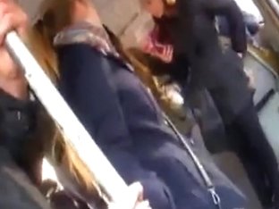 Innocent Girl Touches My Dick On Train