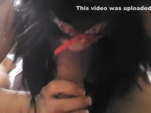 Masked Babe In Pov Blowjob Action