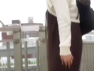 Beautiful Japanese Honey Getting Pulled In Hot Street Sharking