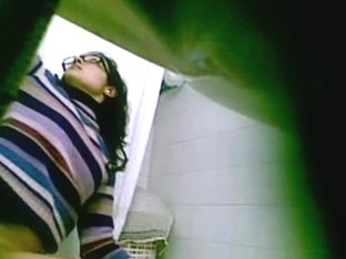 I Caught A Dark Haired Teen With Glasses Pissing On Hidden Cam