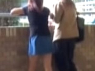 My Girl In A Blue Skirt Sharked By Some Guy While We Talked