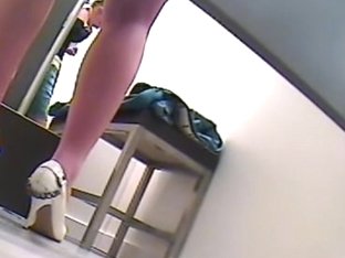 Fitting Room Voyeur Cam Captured A Pair Of Nice Legs