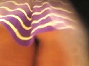 Latina White Ass Caught On Hidden Camera Of A Voyeur