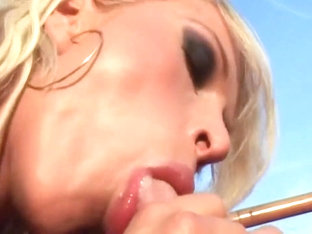 Good Looking Blonde Milf Gets Her Face Sprayed After A Deep Anal Fuck