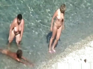 Mature Nudist Women In The Water