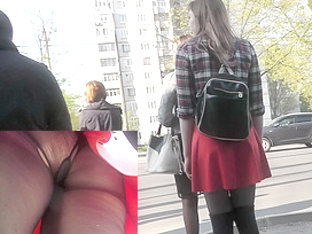 Voyeur Upskirt Action Will Not Leave You Indifferent