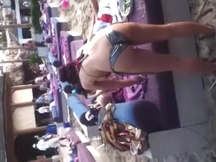 Sexy Bikini Ass Bent Over