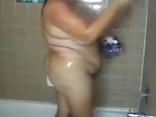Mom Takes A Refreshing Shower