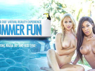 Alix Lynx & Nadia Jay In Summer Fun - Vrbangers