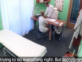 Doctor Fucks MILF Nurse In Hospital