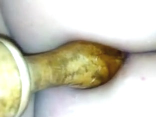 Anal Toying Golden Haired