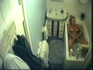 Spycam In My Home Bathroom Caught Mom Masturbating