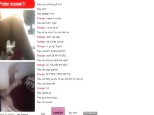 Girl Is Totally In The Mood For Some Cybersex With A Stranger On Omegle